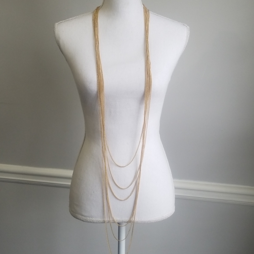 Gold Multi Layer Necklace